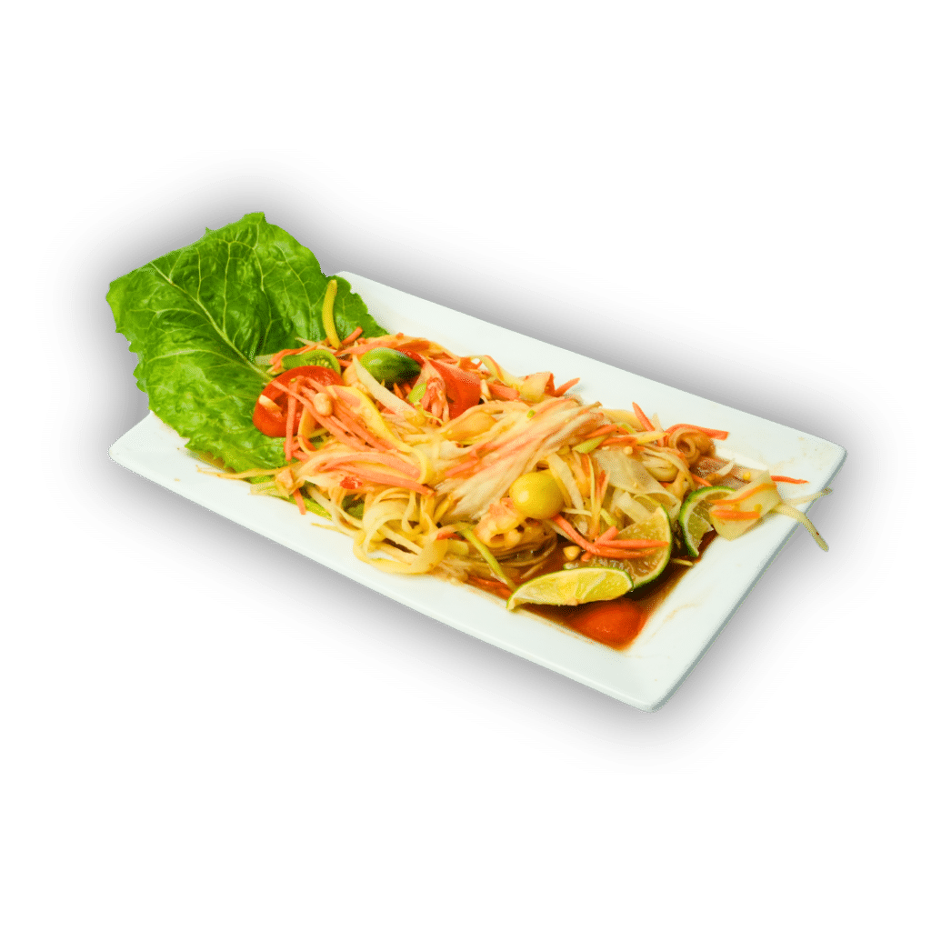 Classic papaya salad, Lao or Thai style